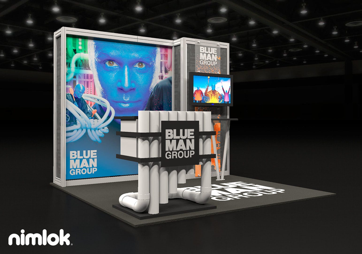 Blue Man Group Modular 10x10 Inline
