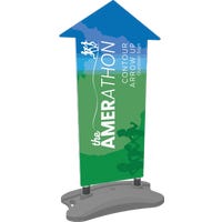 Contour Outdoor Sign Arrow Up - Water Base