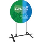 Contour Outdoor Sign Circle - Plate Base